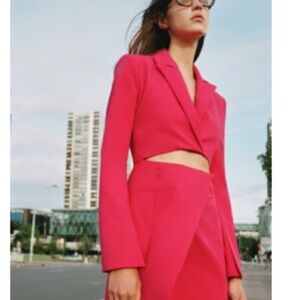 ZARA cut out blazer dress